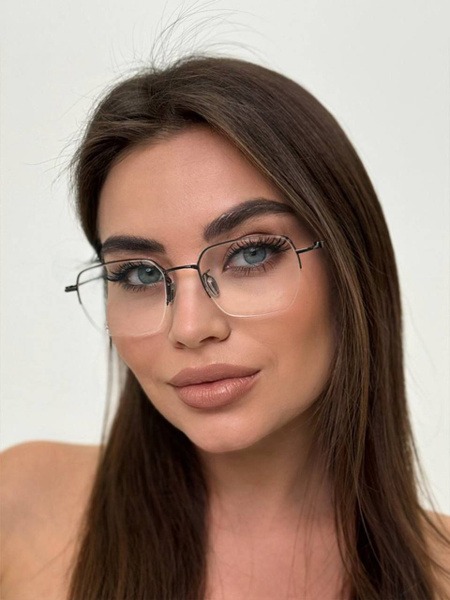 Women's Metal Half-Rim Eyeglass Frames