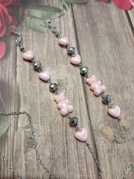 BIGYKMA Eyeglass Chain with Gummy Bears Charm #3