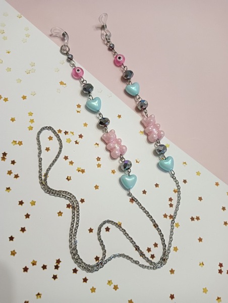 BIGYKMA Eyeglass Chain with Gummy Bears #12