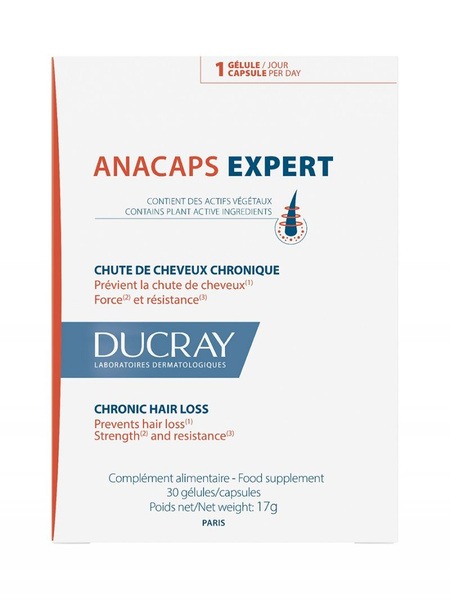 Ducray Anacaps Expert Hair Growth Supplement (30 Capsules)