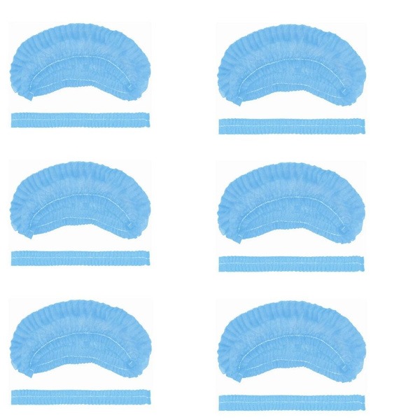 Disposable Nail Art Caps (Charlotte, Blue, 50pcs/pack, 6 packs)