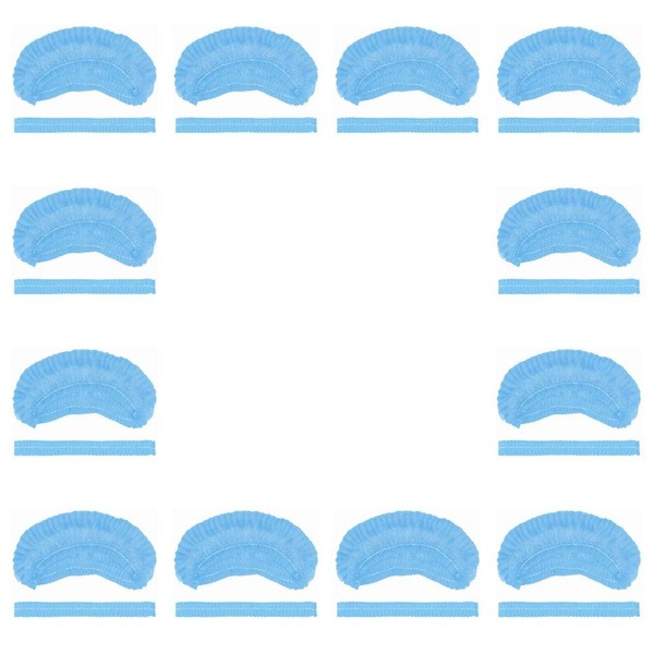 Disposable Nail Art Caps, Blue, Charlotte - 600 Pack Bulk