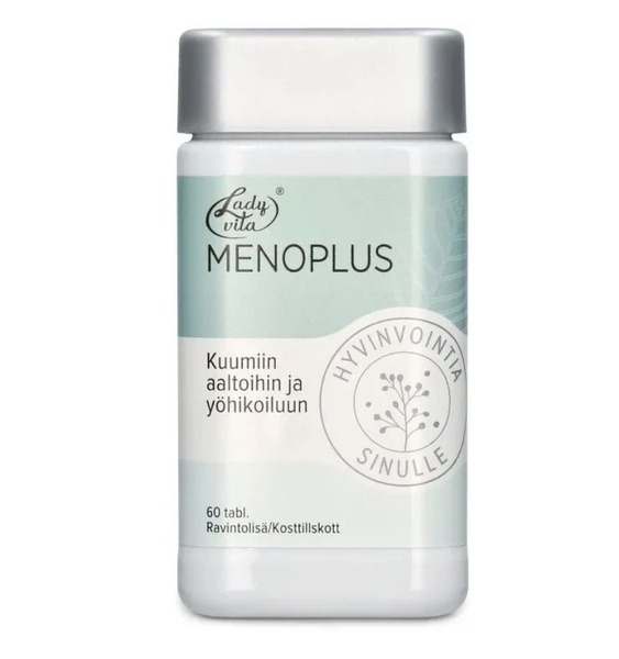 Menopause Vitamins for Women: Ladyvita Menoplus 60 Tablets (Finland)