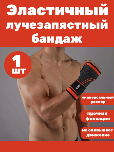 Elastic Wrist Brace (1 Count)
