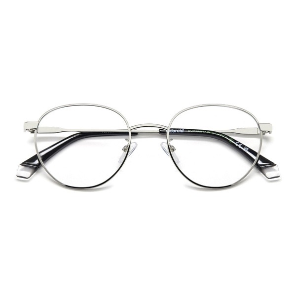Polaroid PLD D522/G 010 Panto Sunglasses: Grey Metal Frames (Men's & Women's)