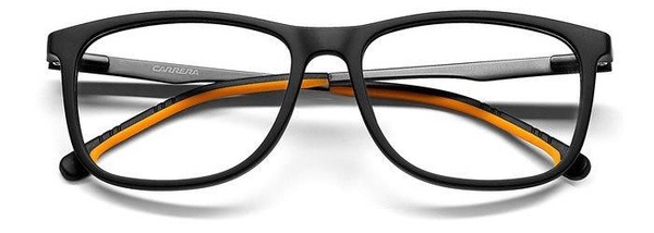 Carrera 2045T 8LZ Black Rectangular Sunglasses - Men's & Women's