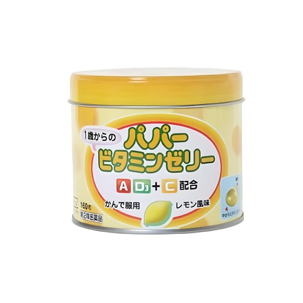 Papa Jelly Kids Vitamins: 120 Lemon Flavored Chewable Tablets