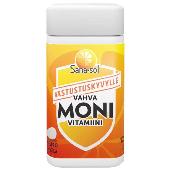 Sana-sol Monivitamiini Vahva: 120-Count High-Potency Multivitamin