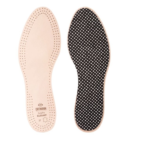 SolaPro Elegant Orthotic Inserts for Combined Flat Feet (Beige, Size 45)