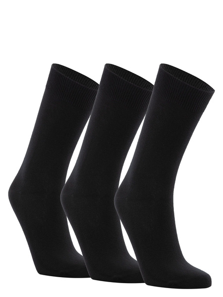 Lenz Basic Black Socks (Women's Sizes 35-38 EU)