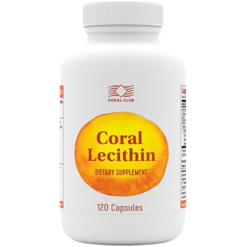 Coral Lecithin 1590mg Capsules: Dietary Supplement