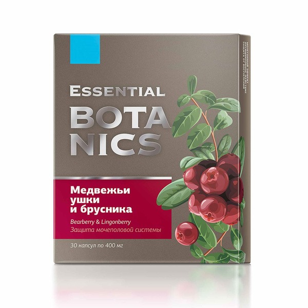 Bearberry & Lingonberry Capsules - Essential Botanics (30 Count)