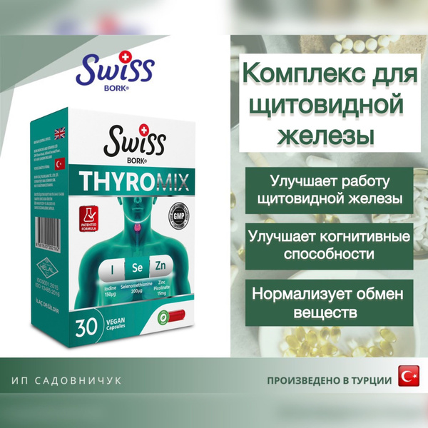 Thyromix Thyroid Support Supplement - 30 Capsules