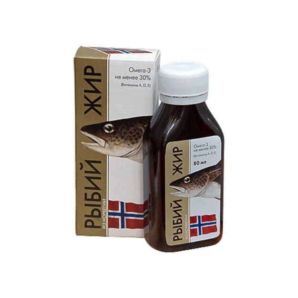 Omega-3 Fish Oil Supplement (80ml) - Medel