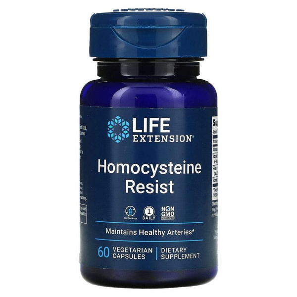 Homocysteine Support Supplement: Life Extension 60 Capsules