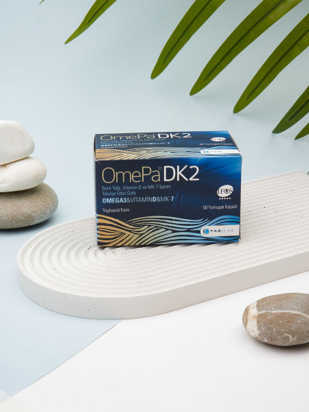 Omega-3, D3 & K2 Fish Oil Capsules (50 Count)