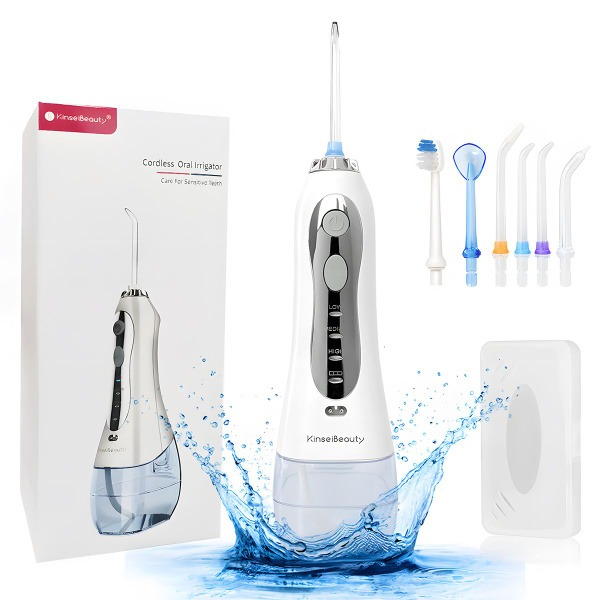 Portable Water Flosser: 6 Jet Tips for Teeth Cleaning