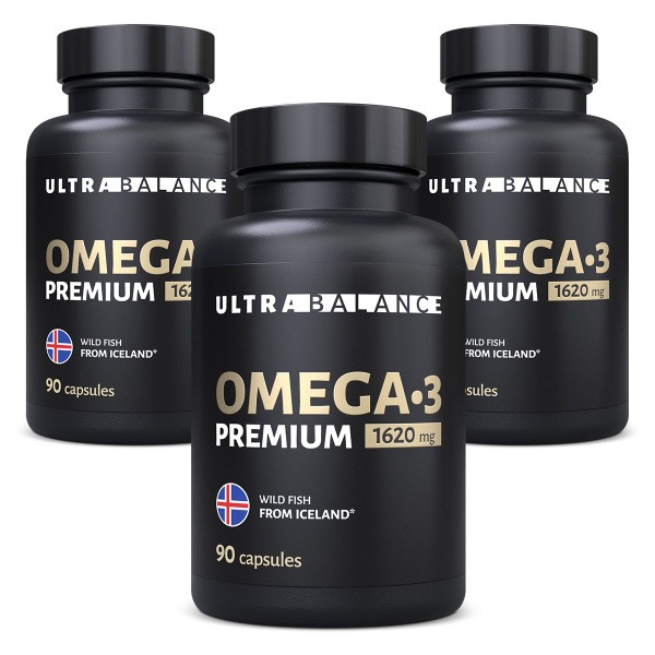 UltraBalance Omega-3: 270 Capsules for Men, Pregnant & Nursing Women