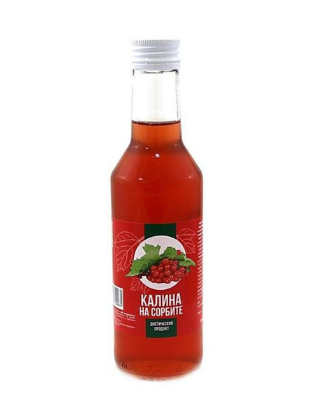 Organic Viburnum Syrup with Sorbitol, 250ml (3-Pack)