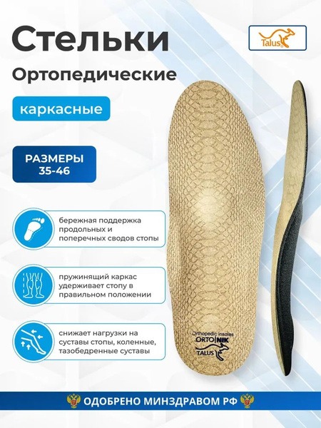 Orthotic Arch Support Insoles (Size 7/23cm)