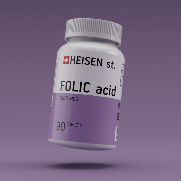 Heisen 1000mcg Folic Acid Tablets