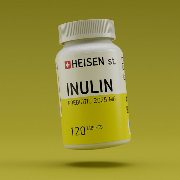 Inulin 2625mg: Gut Health Prebiotic & Probiotic Supplement