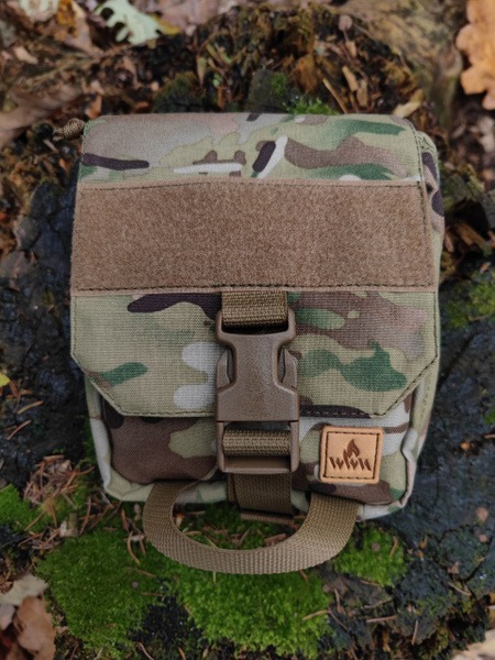 WWM Vertical MultiCam Tear-Away First-Aid Kit