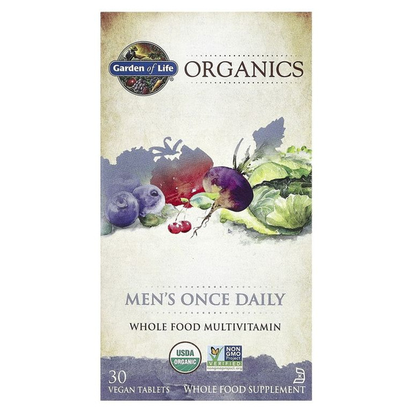 Garden of Life Organic Men's Multivitamin (30 Tablets)