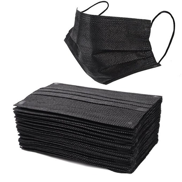Black Medical Face Mask