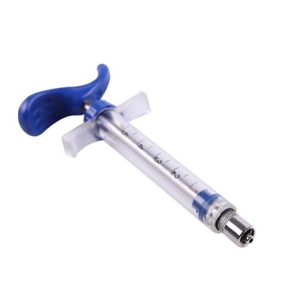 5ml Nylon Syringe with Metal Plunger & Plastic Handle