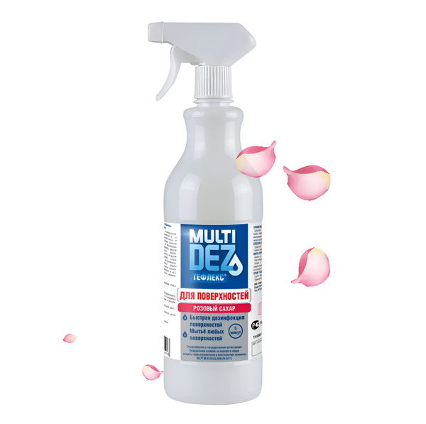 Multidez Teflex Disinfectant & Surface Cleaner, Pink Sugar Scent (1L)