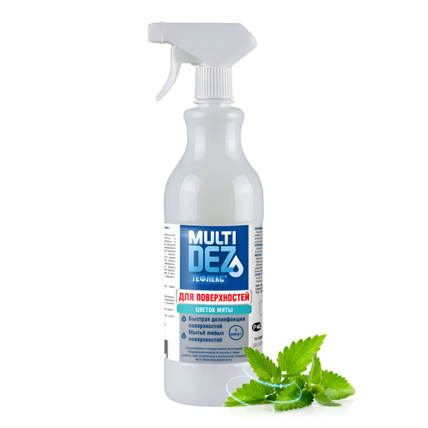 Multidez Teflex Mint Flower Disinfectant & Surface Cleaner (1L)