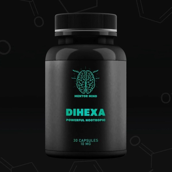 Dihexa (Dihexa + Piperine) Nootropic Supplement: 10mg, 30 Capsules
