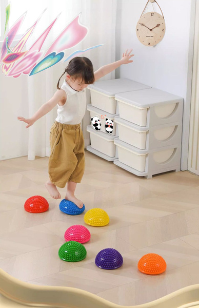 7 Massage Balls for Kids: Balance, Motor Skills Development (Ages 2+)