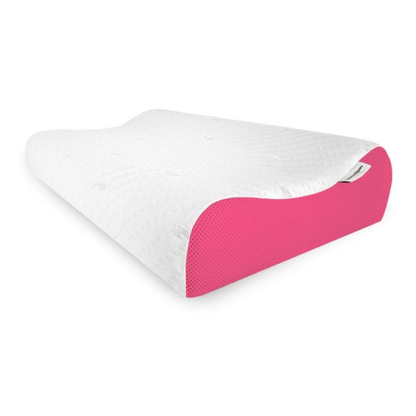 PINK Orthopedic Pillow: Soft & Supportive 60x40x11/13cm