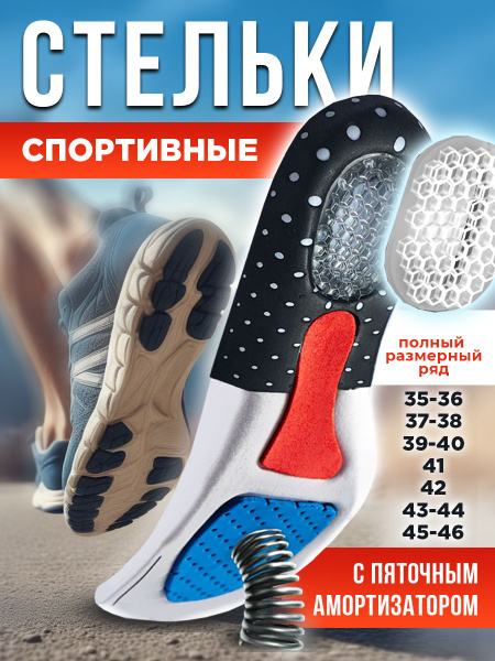 Best Sports Insoles for Men, Women & Running Shoes