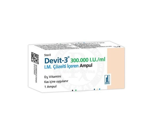 High-Potency Vitamin D3 (300,000 IU) - 3 Ampoules