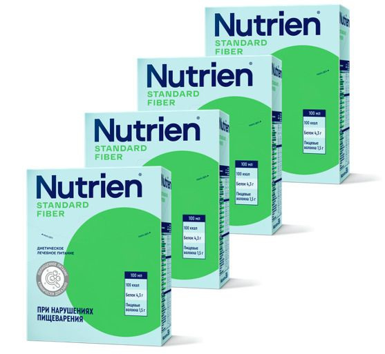 Nutrien Standard Fiber: 4 x 350g Neutral-Taste Dietary Fiber Blend