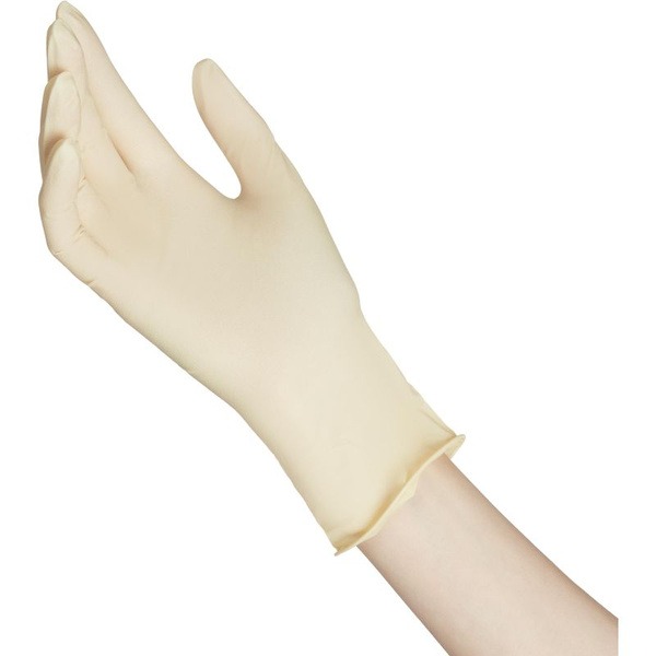 Latex Exam Gloves Powder-Free Non-Sterile XL (50 Pairs) - DentaMAX