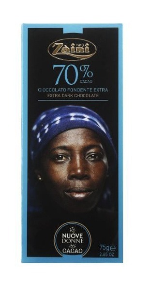 Zaini 70% Dark Chocolate Bar (75g) - Italian Cocoa