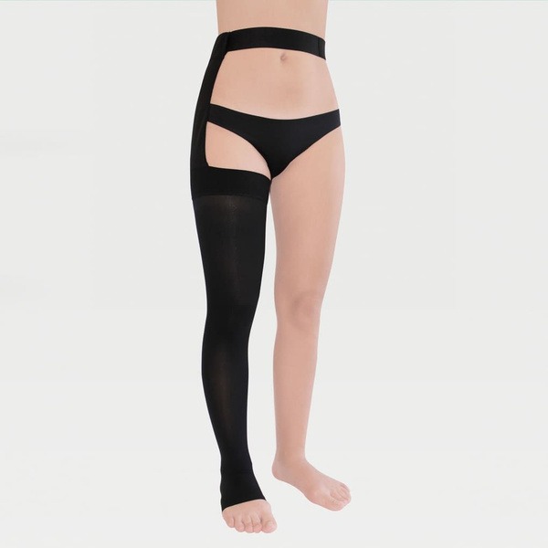 Black Compression Stockings, Class 1 Compression - Ecoten