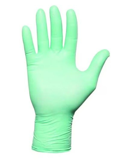 Neoprene Gloves, Light Green, Medium (7.5-8), 100 Count (50 Pairs), Powder-Free, Non-Sterile