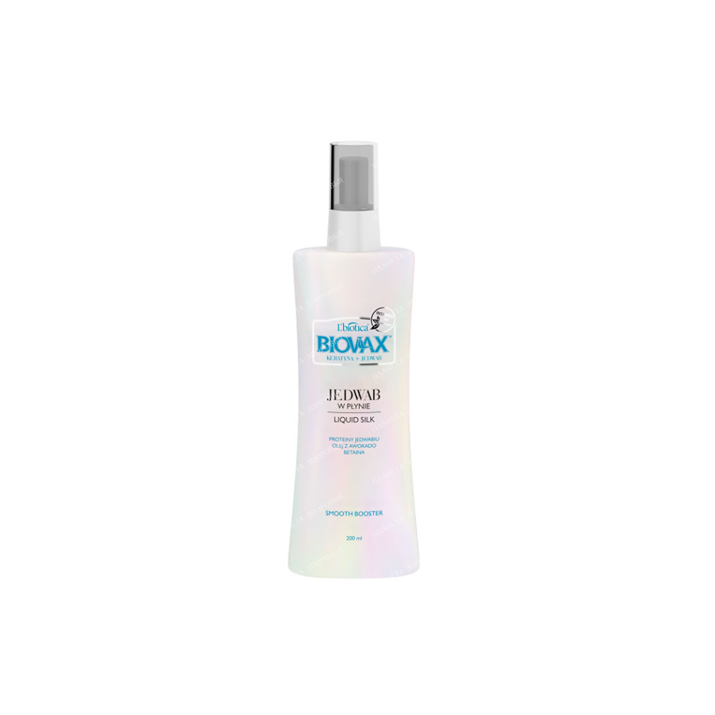 Biovax Keratin+Silk Smoothing Hair Booster Spray Liquid Silk, 200 ml