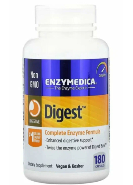 Enzymedica Digest Complete Enzyme Supplement: 180 Capsules