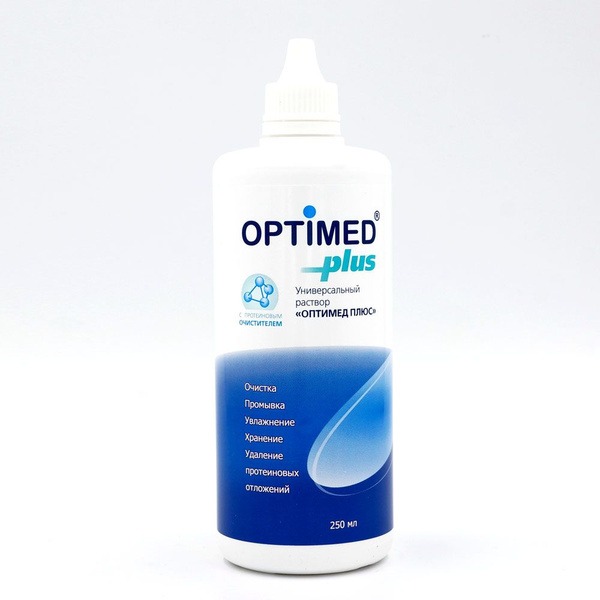 OPTImed Plus Universal Lens Solution (250ml) - Refill