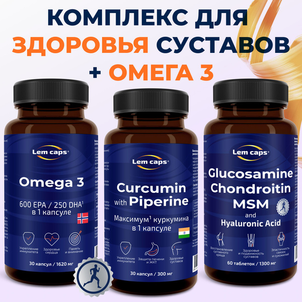 Joint Support Formula: Glucosamine, Chondroitin, MSM, Hyaluronic Acid & Omega-3