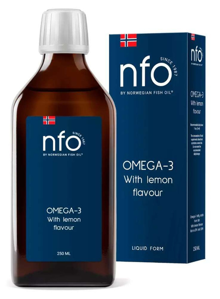 Lemon-Flavored Norwegian Omega-3 Fish Oil (250ml)