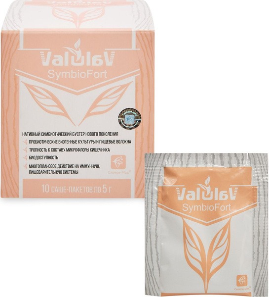 ValulaV SymbioFort: Probiotic & Prebiotic Supplement for Gut Health & Immunity