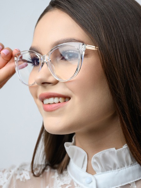 Flex-Arm Everyday Eyeglass Frames with Clear Lenses