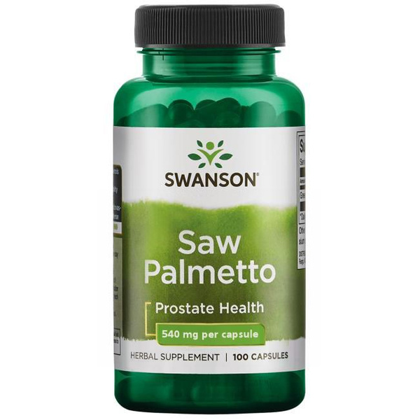 Swanson Saw Palmetto 540mg: Prostate Health & Men's Wellness (100 Capsules)